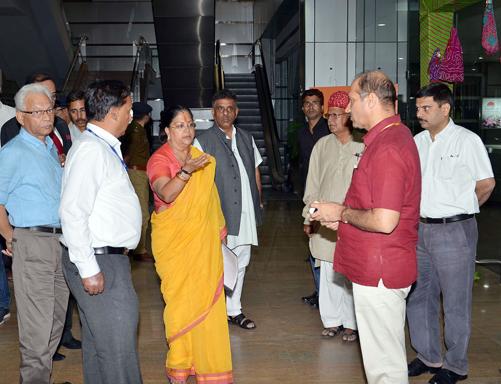 CM made a surprise check of preparation of Rajasthan Resurgent