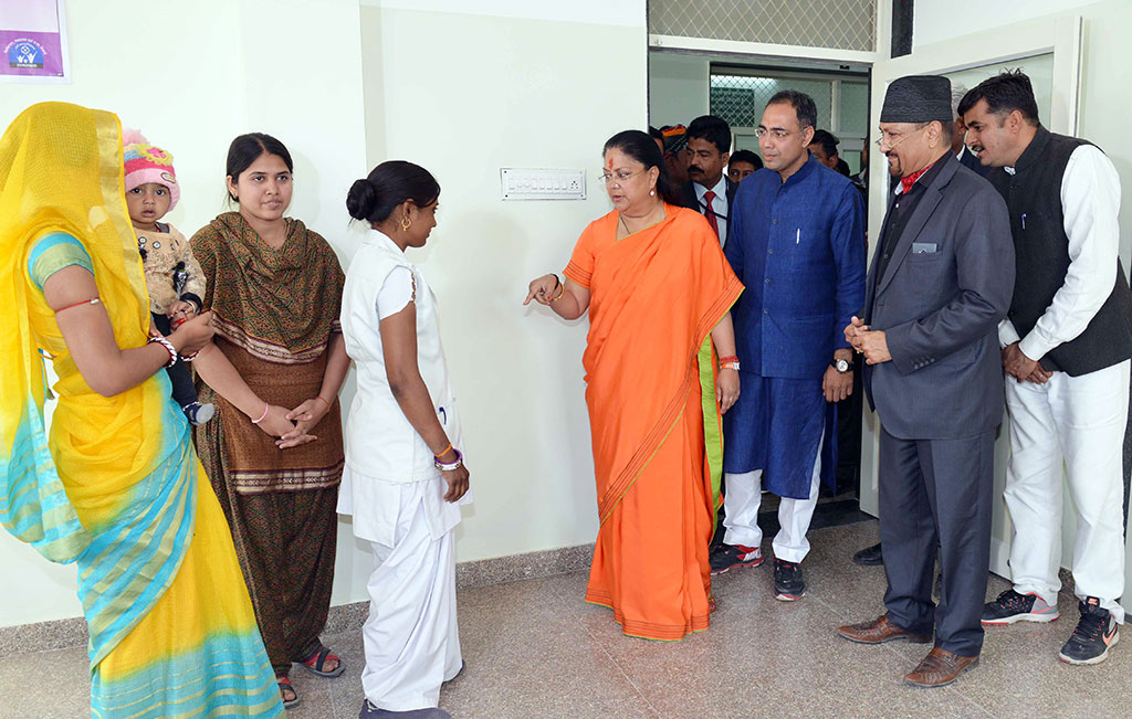 Vasundhara-Raje-expansion of health facilities