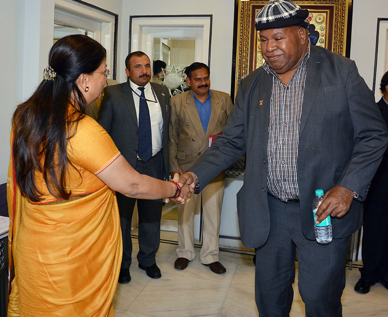 CM Vasundhara Raje met a delegation of the Pacific countries 3