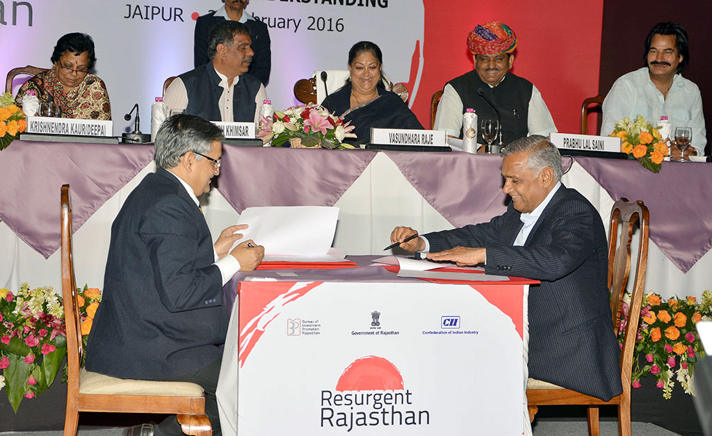 Rajasthan Government Signs MoUs
