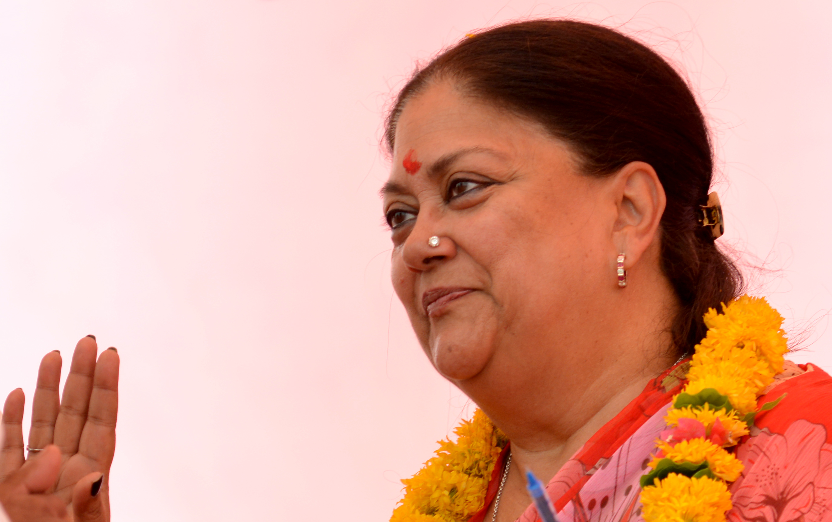 Chief Minister Vasundhara Raje arrived in Dubai on Friday.