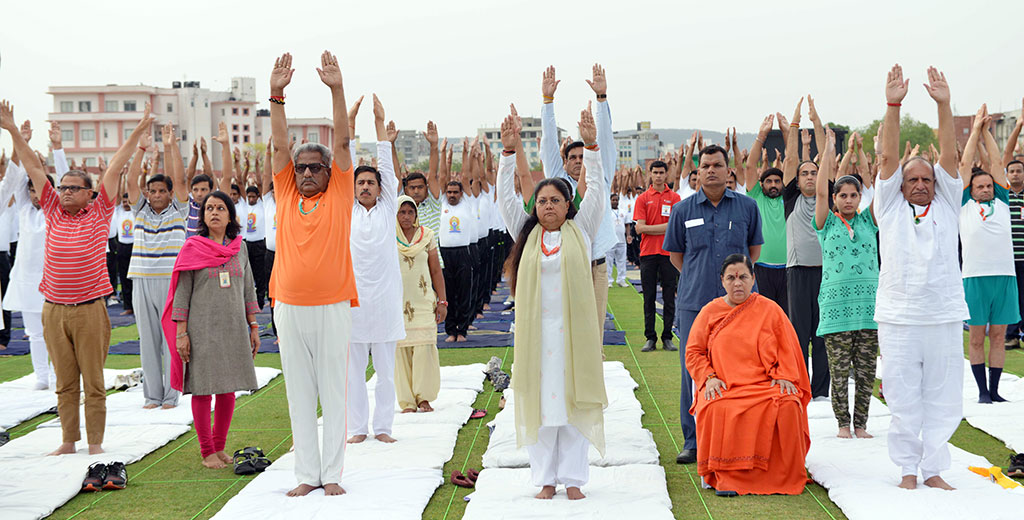 Practice Yoga for healthy life - Vasundhara Raje