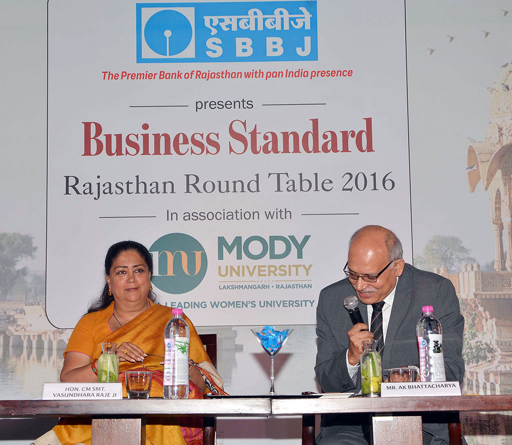 Vasundhara Raje at Business Standard