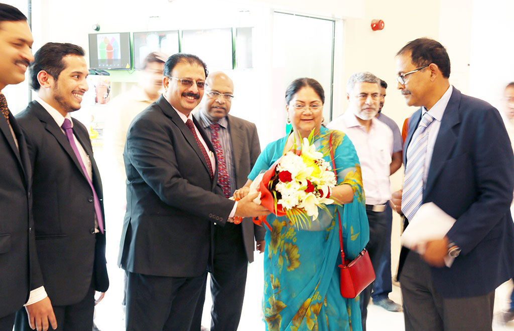 Vasundhara Raje Dubai Smart City in Jaipur showed interest in the development of Smart Infrastructure