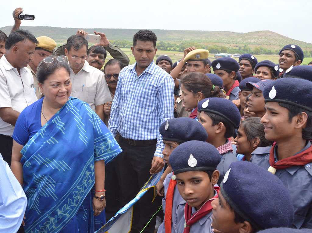 CM Vasundhara Raje Inauguration of Cotton Yarn Plant