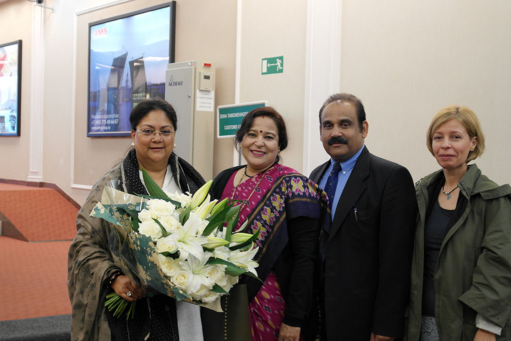 Vasundhara Raje Russia visit