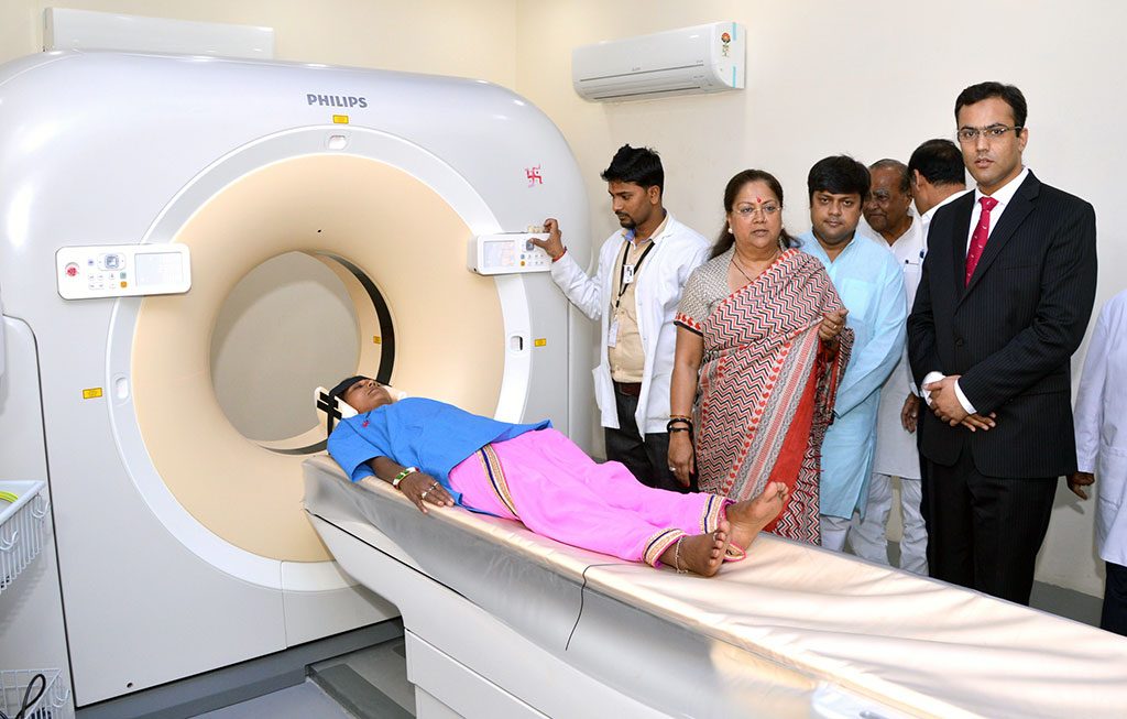 CM Inaugurates machine of CT Scans