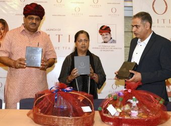 cm launches olive tea grown from rajasthan farms CLP_2700