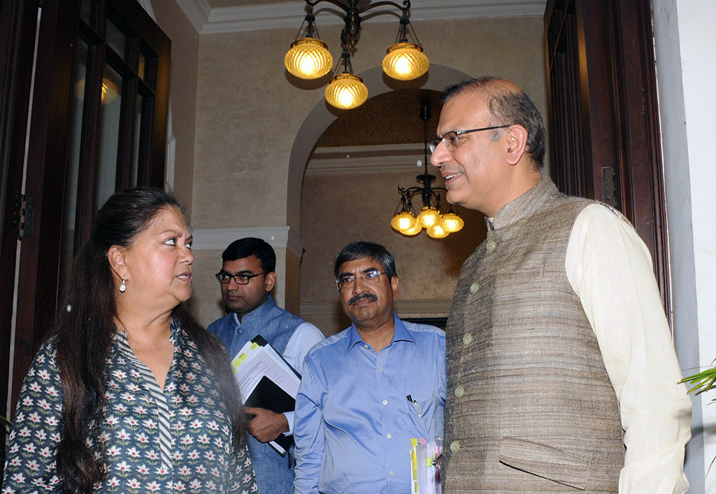 cm meets Union Minister of State for Civil Aviation jayant sinha