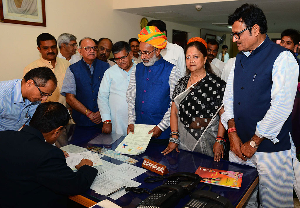 vasundhara raje a ja alphons rajya sabha CMA_7996