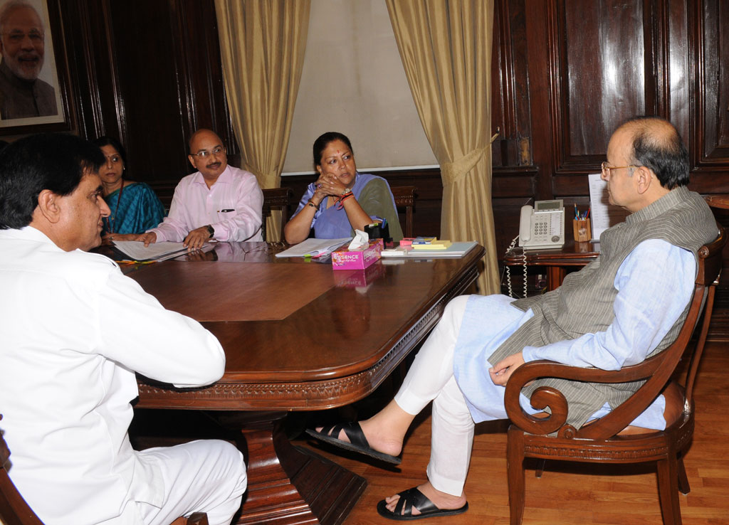 vasundhara raje arun jaitley