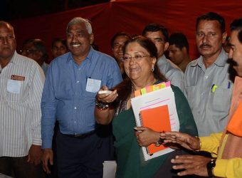 vasundhara raje lays foundation stones road works CMP_5147