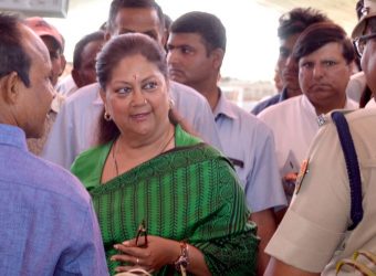 vasundhara raje jhunjunu modi visit preparations DSC_4228