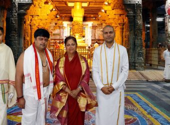 vasundhara raje tirumala tirupati venkateshwar temple visit 13march2018