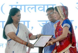 vasundhara raje launch inauguration bhamashah digital family yojana CMP_5199