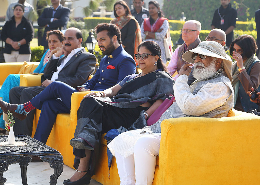 CM Vasundhara Raje enjoyed music on Sunday at Lake Pichola