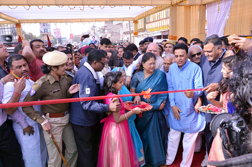 CM Vasundhara Raje inaugurated Bhadwasiya ROB in Jodhpur