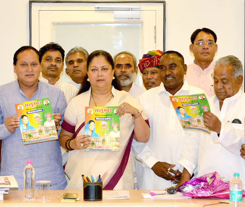 CM released a Booklet of development of Slumber Constituency