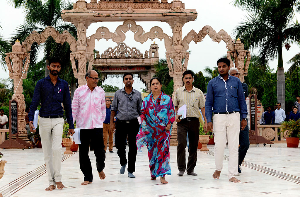 Vasundhara Raje visit Sirohi