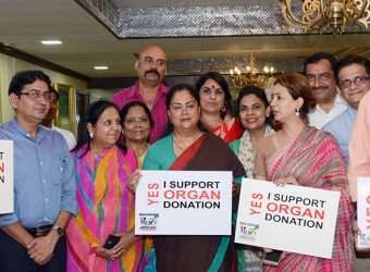 vasundhara raje-i support organ donation
