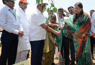 cm inaugurated van mahotsav by planting seeds CMP_3737