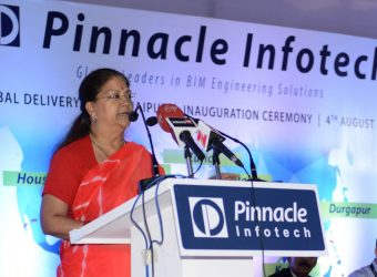 vasundhara raje inaugurates global it delivery centre pinnacle infotech solution CMA_8486