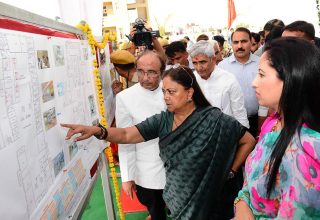 vasundhara raje foundation of state cancer unit inauguration at RUHS CMA_7234